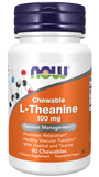 L-Theanine, 100 mg, 90 Tablets Mastigáveis