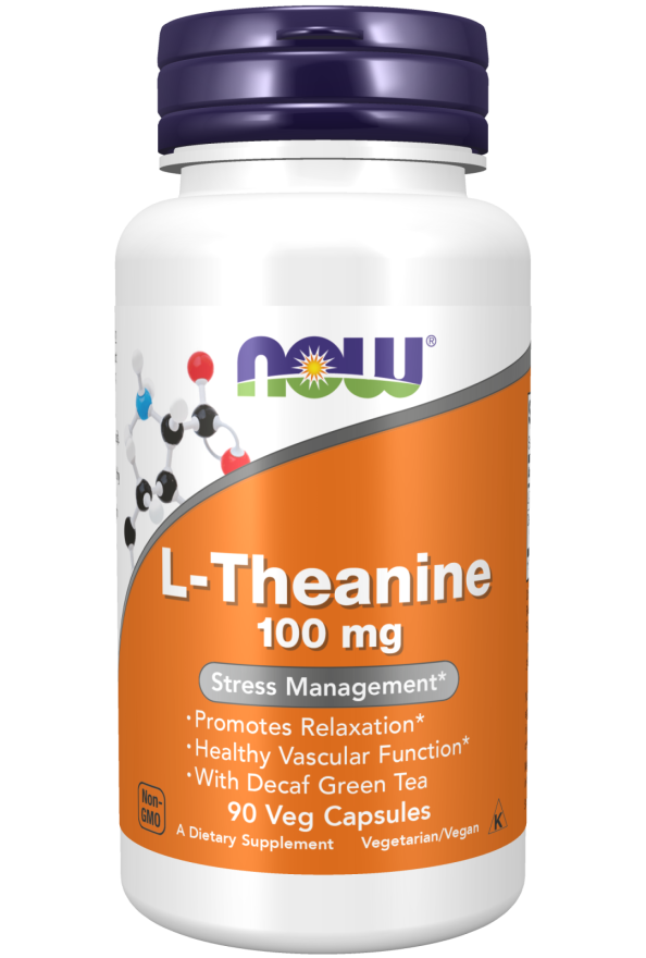 L-Theanine, 100 mg, 90 Cápsulas Vegetarianas