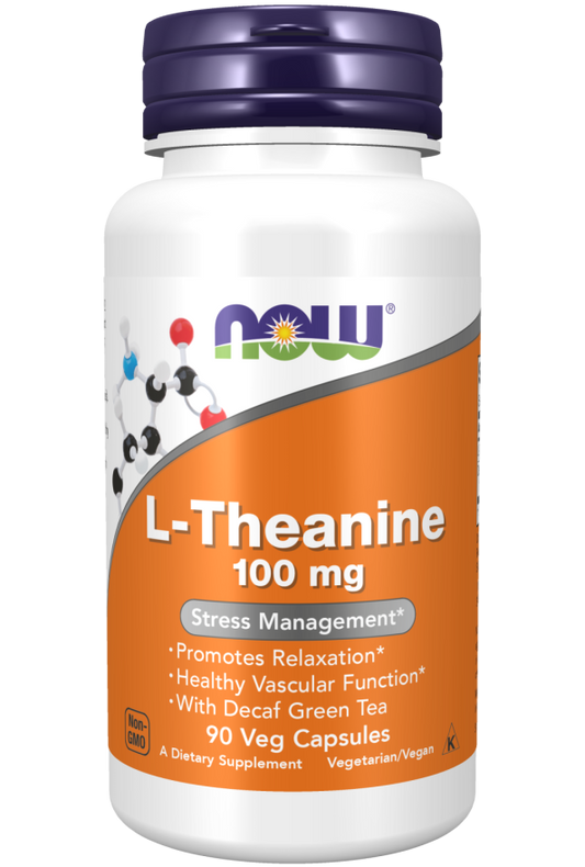 L-Theanine, 100 mg, 90 Cápsulas Vegetarianas