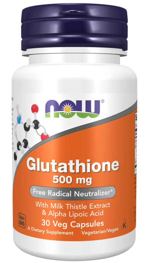 Glutathione, 500 mg, 30 Cápsulas Vegetarianas