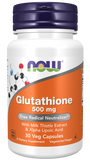 Glutathione, 500 mg, 30 Cápsulas Vegetarianas