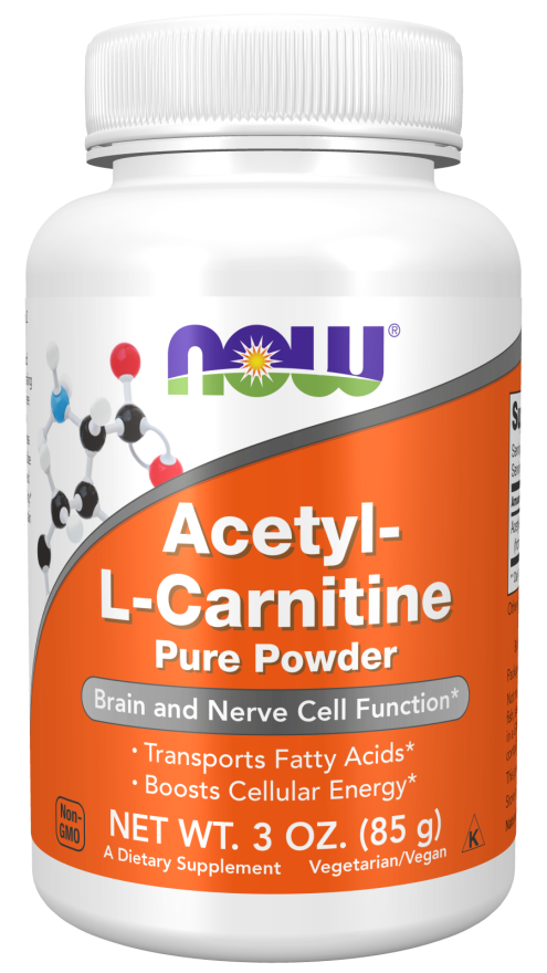 Acetyl-L-Carnitine, Pó Puro, 85g