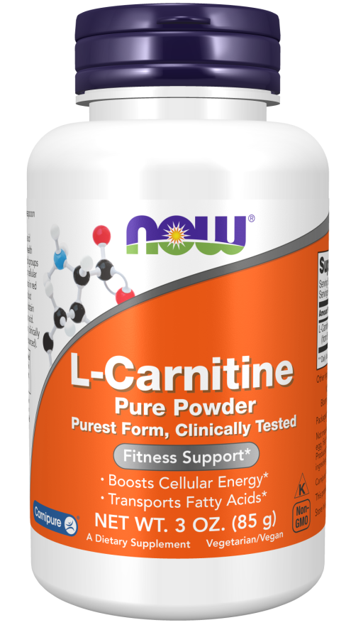 L-Carnitine, em Pó Puro, 85g