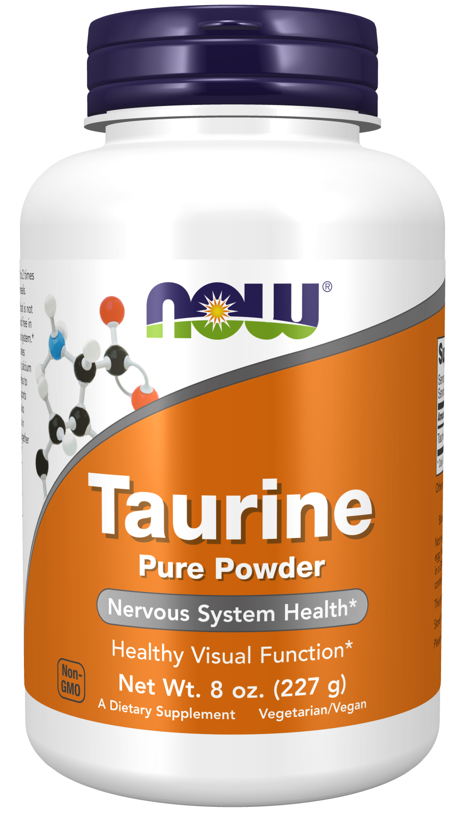 Taurine, 227g, em Pó Pura