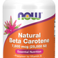 Beta-Caroteno, Natural, 7.500 mcg, 180 Softgels