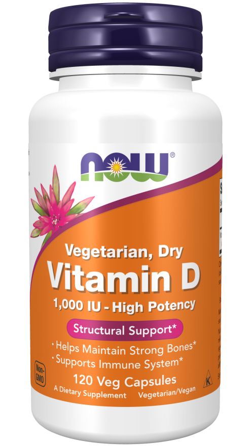 Vitamina D 1000, 120 Cápsulas Vegetarianas