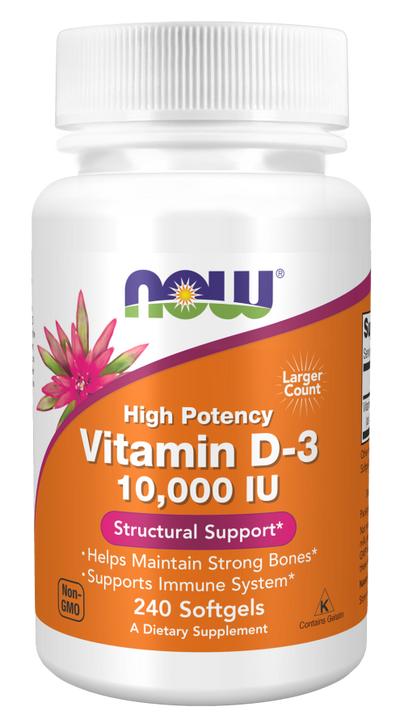 Vitamina D-3 10.000 UI, 240 Softgels