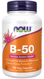 Vitamina B-50 mg, 100 Cápsulas Vegetarianas