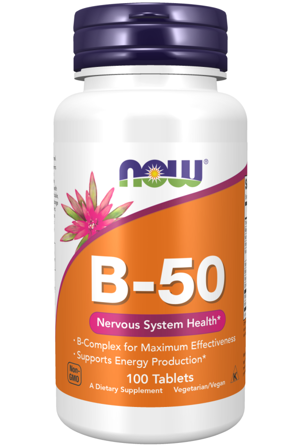 Vitamina B-50, 100 Tablets