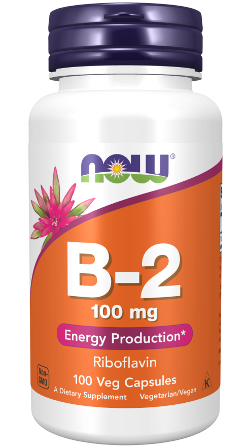 Vitamina B-2, 100 mg, 100 Cápsulas Vegetarianas