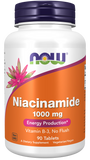 Niacinamida, 1000 mg, 90 Tablets