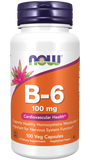 Vitamina B-6 100 mg, 100 Cápsulas Vegetarianas