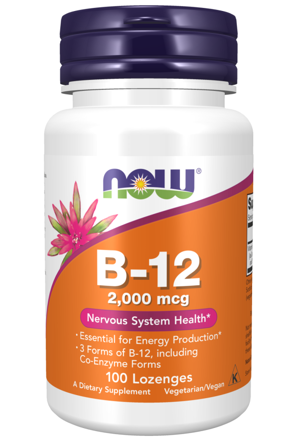 Vitamin B-12, 2.000 mcg, 100 Pastilhas