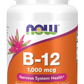 Vitamina B-12, 1.000 mcg, 100 Pastilhas