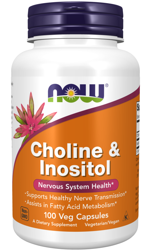 Colina e Inositol, 500 mg, 100 Cápsulas Vegetarianas