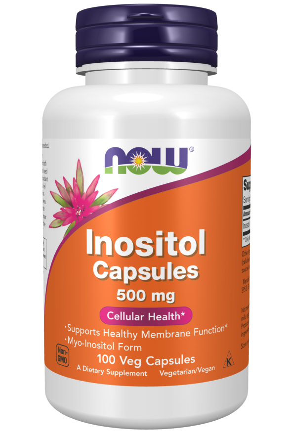 Inositol, 500 mg, 100 Cápsulas Vegetarianas