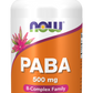PABA, 500 mg, 100 Cápsulas