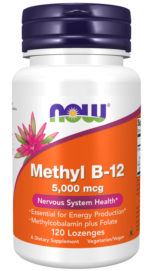 Metil B-12, 5.000 mcg, 120 Pastilhas