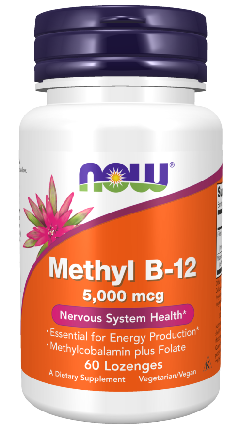 Metil B-12, 5.000 mcg, 60 Pastilhas