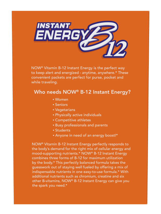 Energia Instantânea B-12, 75 Packts