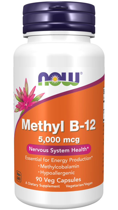 Metil B-12, 5000 mcg, 90 Cápsulas Vegetarianas