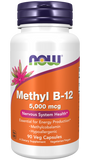 Metil B-12, 5000 mcg, 90 Cápsulas Vegetarianas