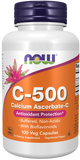 Vitamina C-500 Cálcio Ascorbato-C, 100 Cápsulas Vegetarianas