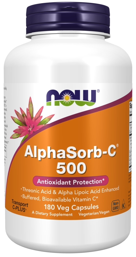 AlphaSorb-C®, 500 mg, 180 Cápsulas Vegetarianas