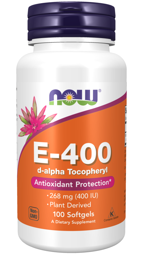 Vitamina E-400 D-Alfa Tocoferil, 100 Softgels