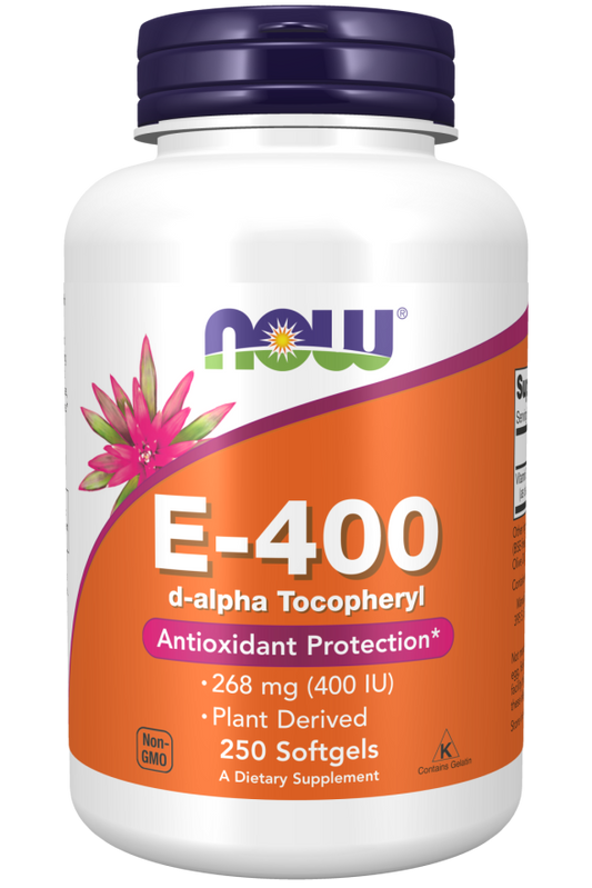 Vitamina E-400 D-Alfa Tocoferil, 250 Softgels