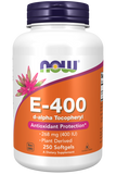 Vitamina E-400 D-Alfa Tocoferil, 250 Softgels