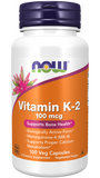 Vitamina K-2, 100 mcg, 100 Cápsulas Vegetarianas