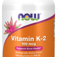 Vitamina K-2, 100 mcg, 250 Cápsulas Vegetarianas
