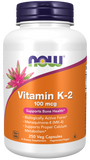 Vitamina K-2, 100 mcg, 250 Cápsulas Vegetarianas