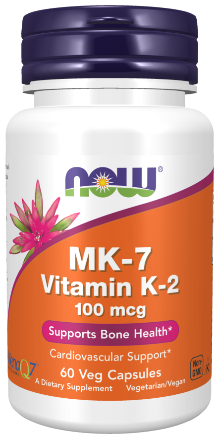 MK-7 Vitamina K-2 100 mcg, 60 Cápsulas Vegetarianas