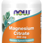 Citrato de Magnésio, 200 mg, 100 Tablets
