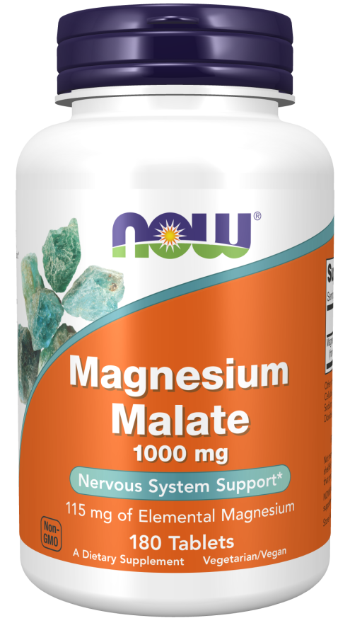 Malato de Magnésio, 1000 mg, 180 Tablets