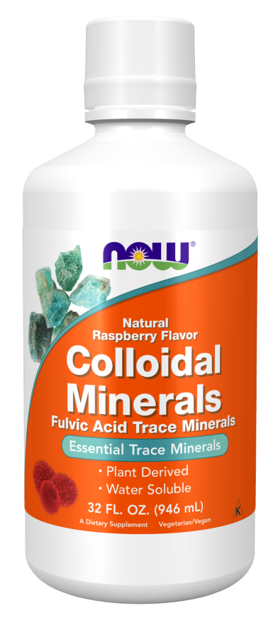 Colloidal Minerals, Líquido sabor Natural Framboesa, 946 ml