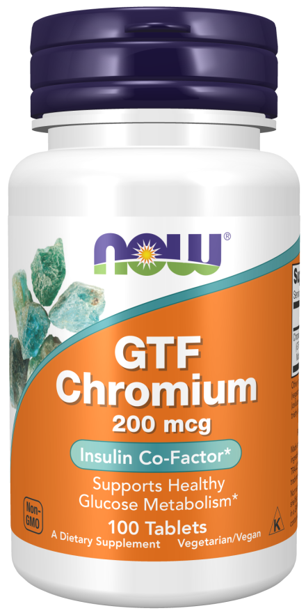 GTF Cromo, 200 mcg, 100 Tablets