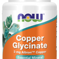 Glicinato de Cobre, 120 Tablets