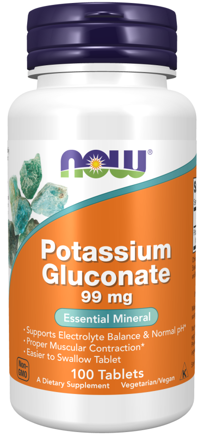 Gluconato de Potássio, 99 mg, 100 Tablets