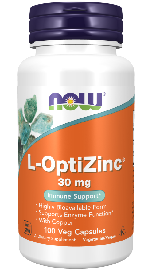 L-OptiZinc®, 30 mg, Cápsulas Vegetarianas