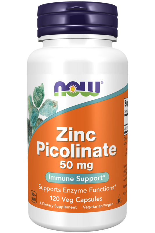 Picolinato de Zinco, 50 mg, 120 Cápsulas Vegetarianas