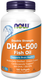 DHA-500 Óleo de Peixe, Força Dupla, 180 Softgels