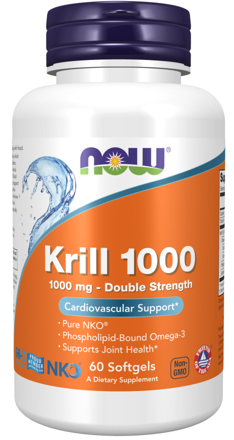 Krill, Dupla Força, 1000 mg, 60 Softgels