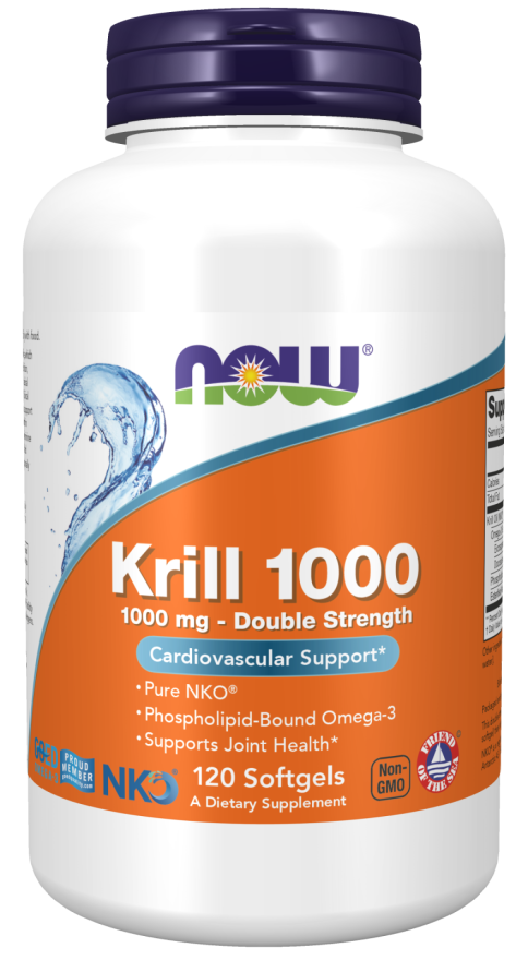 Krill, Dupla Força, 1000 mg, 120 Softgels