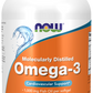 Ômega- 3, Softgels Destilados Molecularmente, 500 Softgels