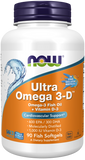 Ultra Ômega 3-D™, Óleo de Peixe ( Gelatina de Peixe), 90 Softgels