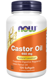 Castor Oil 650 Mg, 120 Softgels