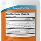 Óleo de Fígado de Bacalhau, Extra Forte, 1000 mg, 180 Softgels